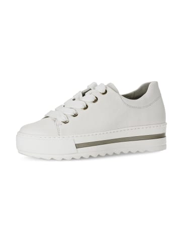 Gabor Plateau Schnürschuhe in Weiß