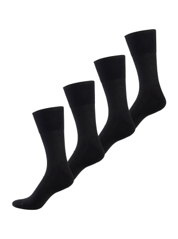 NUR DER Basicsocken Baumwolle Aktiv in Schwarz