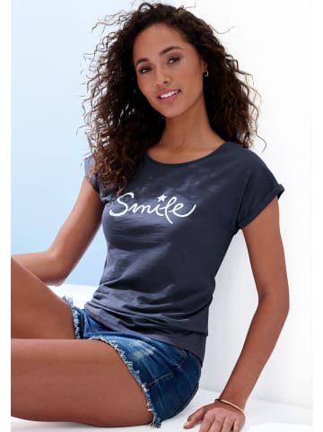 Beach Time T-Shirt in navy