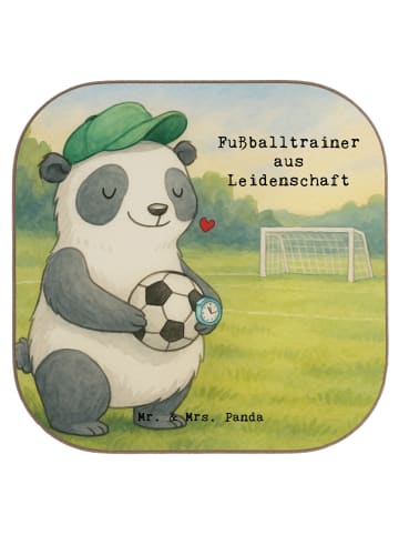 Mr. & Mrs. Panda Tassen Untersetzer Fußballtrainer Leidenschaft ... in Weiß