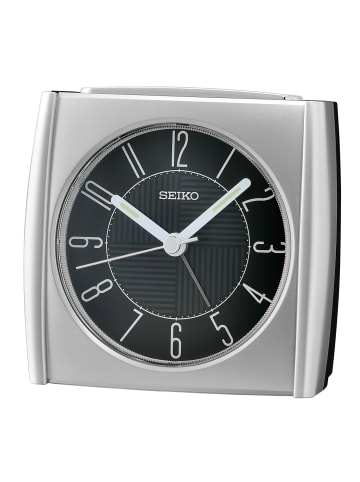 Seiko Quarz-Wecker Klein Silberfarben