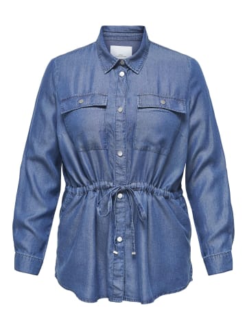 ONLY Carmakoma Jacke in Medium Blue Denim