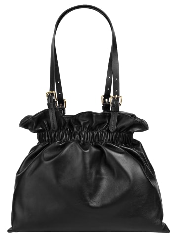 Samantha Look Shopper echt Leder in schwarz