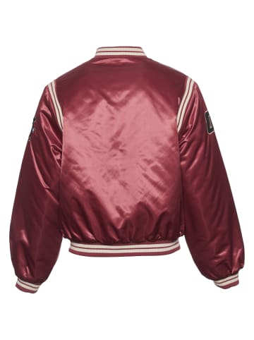 FUBU College Jacket in red/black/creme