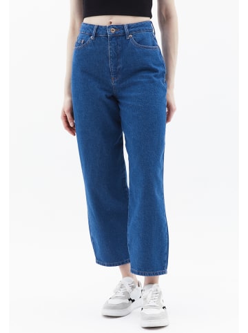 OXXO Röhrenhose MID BLUE DENIM