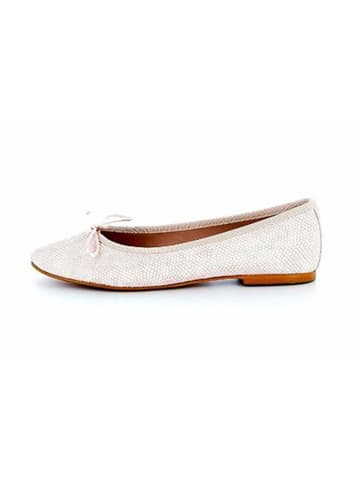 Giulia Ballerinas in Beige
