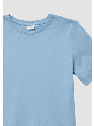s.Oliver T-Shirt kurzarm in Blau