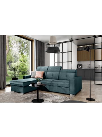 MF Design Falcon Recamiere Links in Petrol -  (L) 248 x (B) 248 x (H) 95 cm