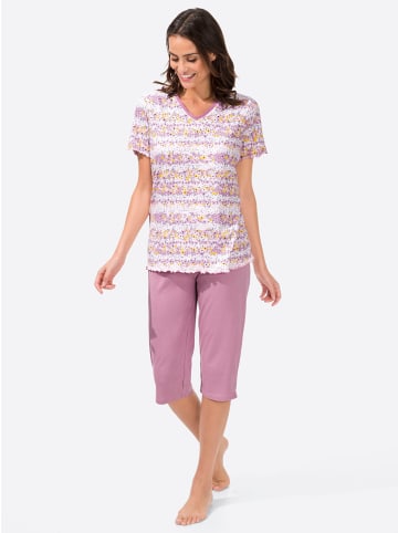 WITT WEIDEN Capri-Anzüge in flieder-bedruckt