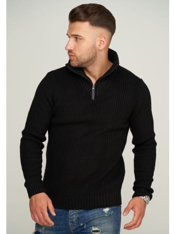 behype Pullover MKZIP78 in Schwarz