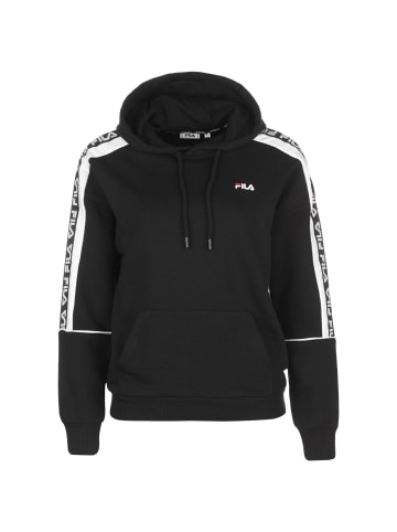 Fila Kapuzenpullover Tavora in schwarz / weiß