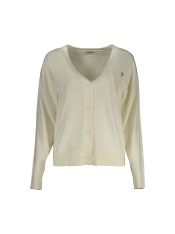 Guess Jeans Weiß Polyester Damen Strickjacke