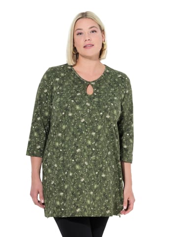 Ulla Popken Longshirt in olivgrau