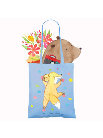 Mr. & Mrs. Panda Schultasche Fuchs Bouldern ohne Spruch in Sky Blue