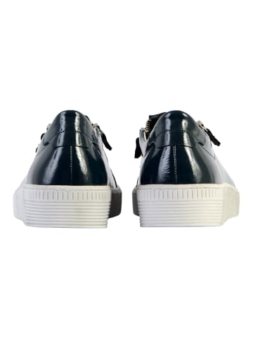 Gabor Topas Low-Top-Sneaker aus Leder Blau