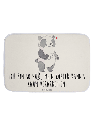 Mr. & Mrs. Panda Badvorleger Panda Insulinpumpe mit Spruch in Weiß