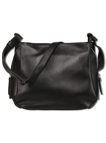 Toscanto Leder Umhängetasche Toscanto Tasche schwarz ca. 35cm