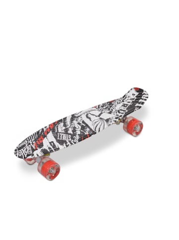 Byox Kinder Skateboard 22" Skull in rot