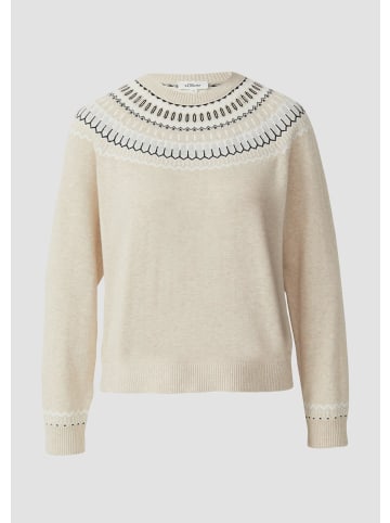 s.Oliver Strickpullover in 81W9_beige