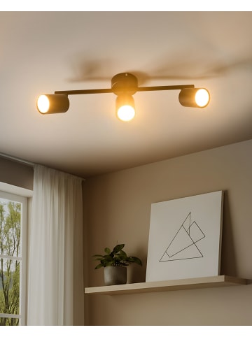 Beliani Deckenleuchten NYANDO in Schwarz - (W) 42 x (H) 16 x (L) 8 cm