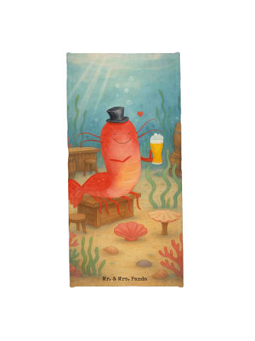Mr. & Mrs. Panda Handtuch Hummer Weizen Design ohne Spruch in OZeichenanblue