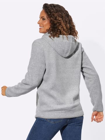 WITT WEIDEN Fleecejacke in grau-meliert