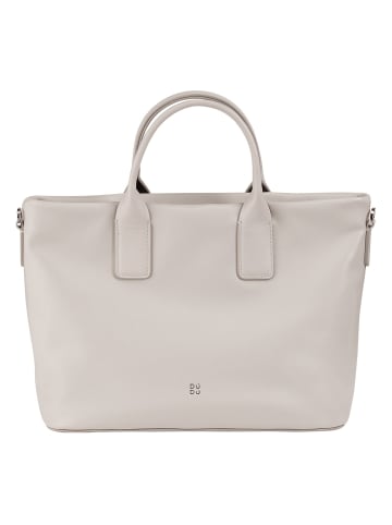 DuDu Jaqueline Handtasche Leder 28 cm in pearl grey