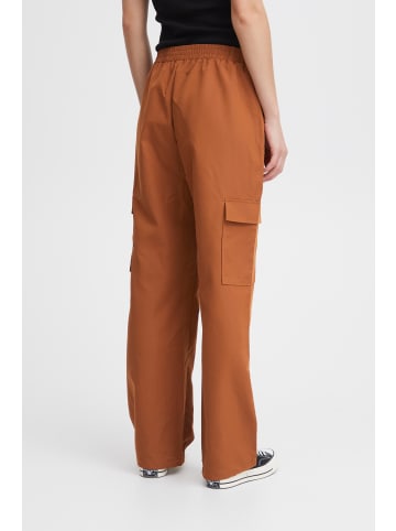 ICHI IXKECIA PA Regular fit in Brown as cut