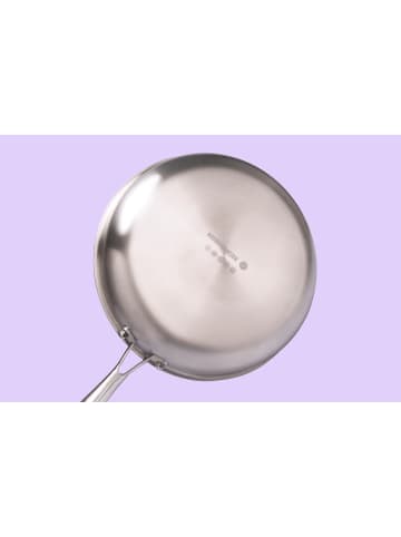 Reishunger Premium Pfanne 2.0 Edelstahl ohne Beschichtung - 28 cm