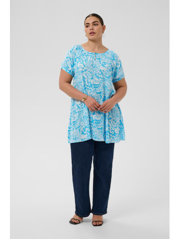 KAFFE curve Tunika KCvilana Regular fit in Aquarius Chalk Paisley