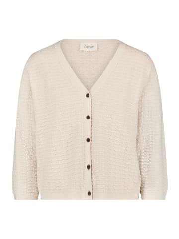 CARTOON Strick-Cardigan mit V-Ausschnitt in beige