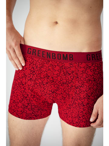 GreenBomb Trunk Bike Wheels in Rot