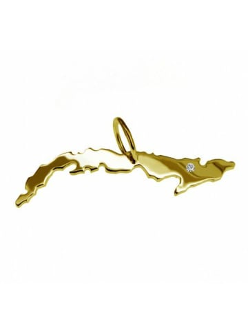 Schmuckador Anhänger Kuba in gold