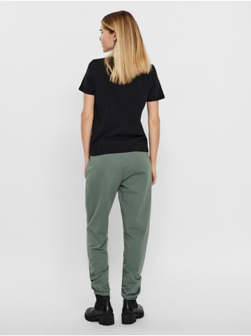 Vero Moda 2er Pack Basic T-Shirt VMPAULA in Schwarz-Khaki