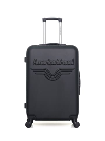American Travel Mittelgroßer Koffer CHELSEA in Schwarz (64L)