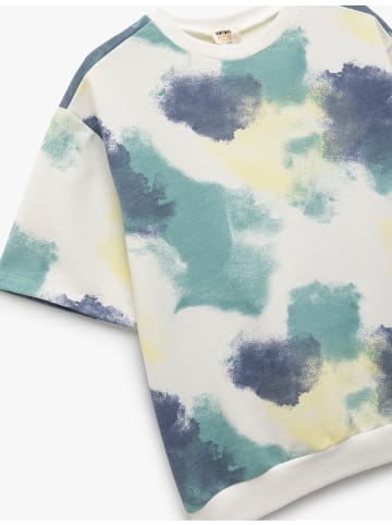 KOTON TSHIRT SS in Grau Gemustert