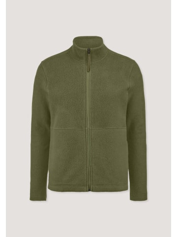 Hessnatur Fleece Jacke in seetang