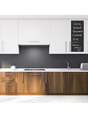 relaxdays 4x Tafelfolie in Schwarz - (B)45 x (H)200 cm