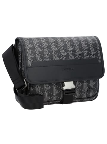 Lacoste Monogram The Blend Messenger 29 cm monogram noir gris