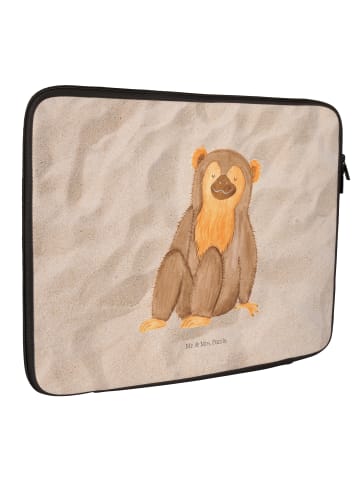 Mr. & Mrs. Panda Laptoptasche Affe ohne Spruch in Sandig