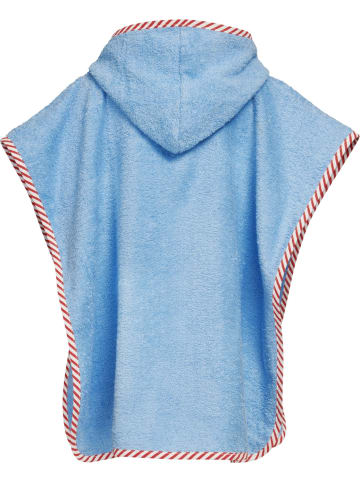 Playshoes Frottee-Poncho Bagger in Bleu