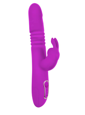 Sweet Smile Vibrator mit Stoßfunktion Thrusting Rabbit in pink