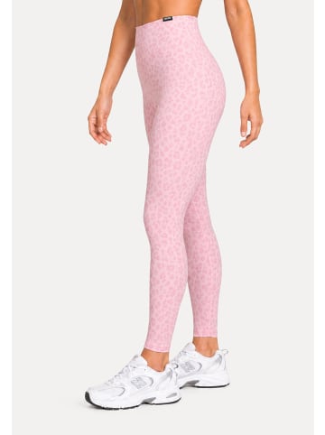 SMILODOX LEO Leggings Velvara in Rosa Leo