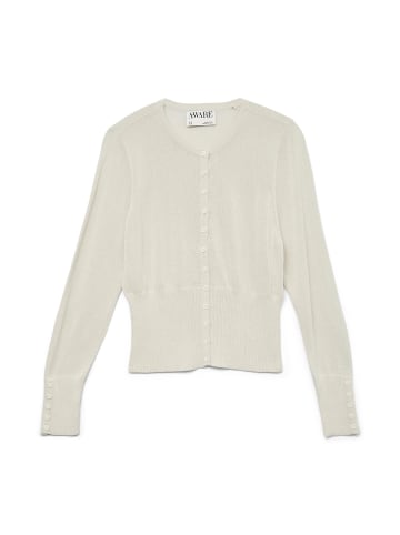 Vero Moda Strickjacke in Bone White