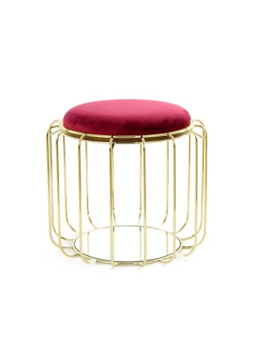 Kayoom Sitzkissen Pouf Comfortable in rot - gold