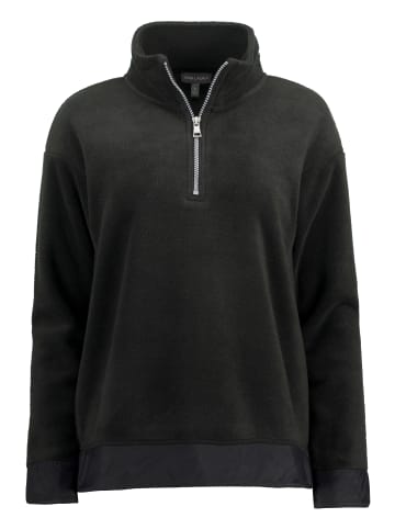 Gina Laura Fleece-Shirt in schwarz