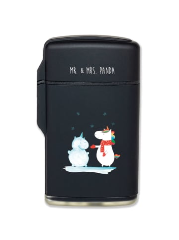 Mr. & Mrs. Panda Zünder Einhorn Schneemann ohne Spruch in Schwarz