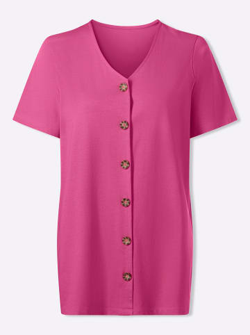 Sieh an! Longshirt in fuchsia