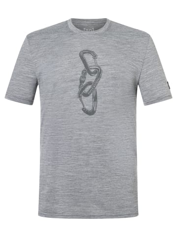 super.natural Merino T-Shirt CARABINERI in grau