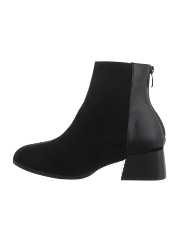 Ital-Design Stiefelette in Schwarz